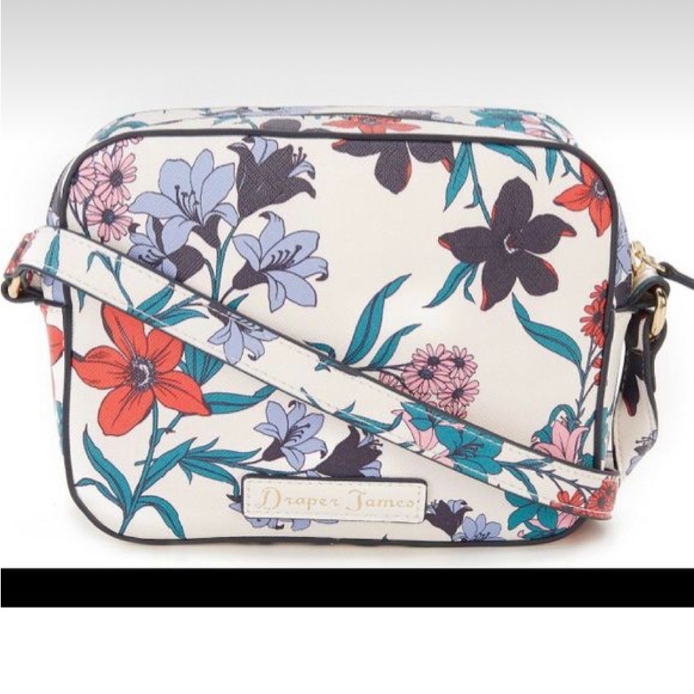 NWT Draper James Elliston Floral Scallop Camerabag - Picture 1 of 7